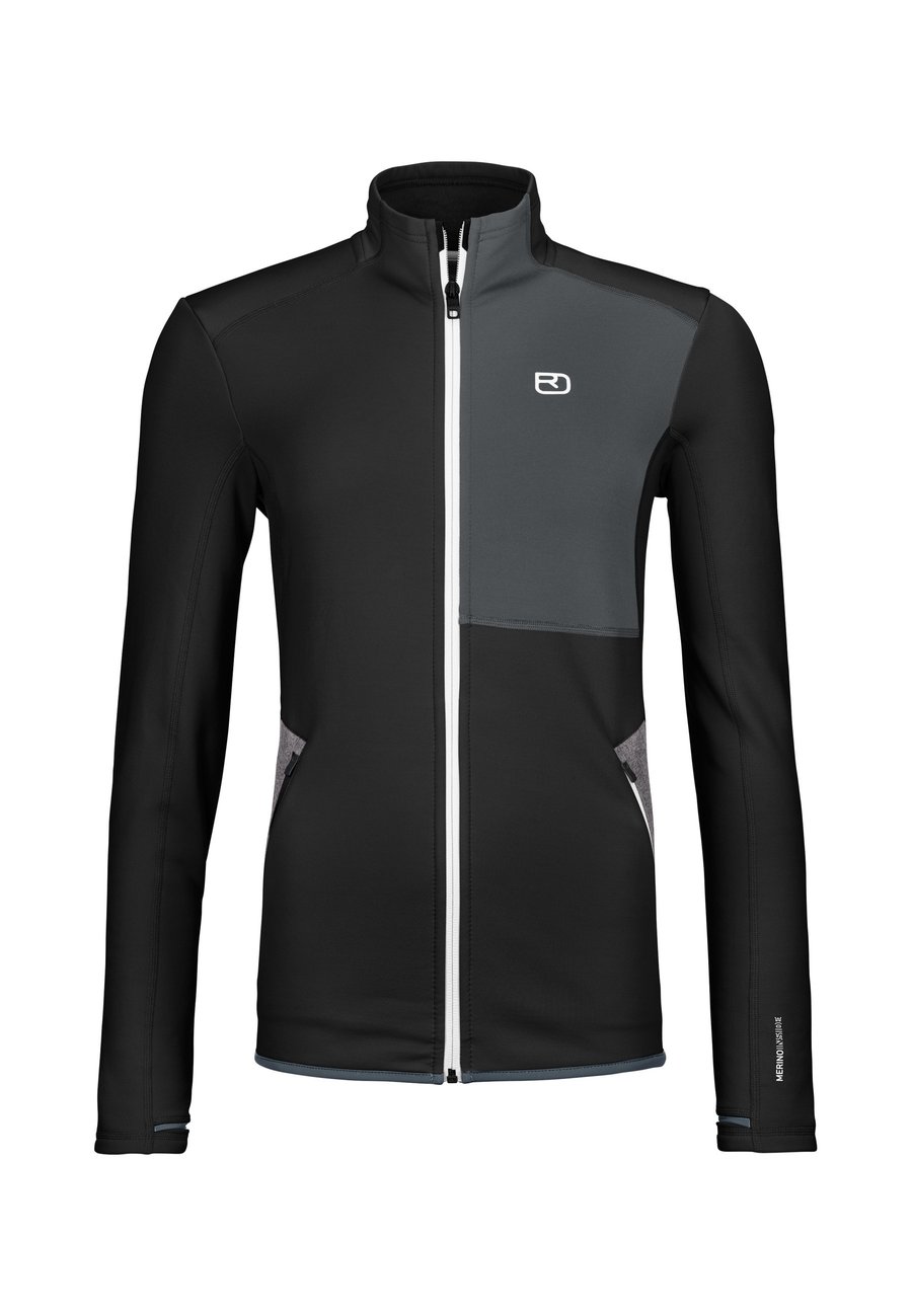 

Флисовая куртка ORTOVOX FLEECE HOODY, Black Raven/Black