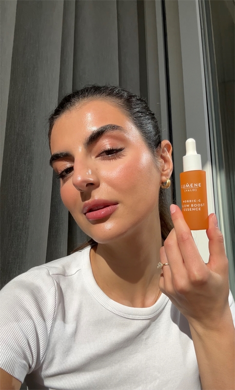Сыворотка Lumene — Nordic-C [valo] Glow Boost, осветляющая для лица с гиалуроновой кислотой, 30 мл — фото 2