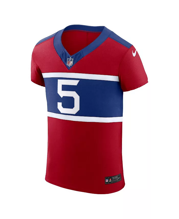 Мужская альтернативная игровая футболка New York Giants Vapor F.U.S.E. Elite игрока Kayvon Thibodeaux в цвете Century Red Nike — фото 2
