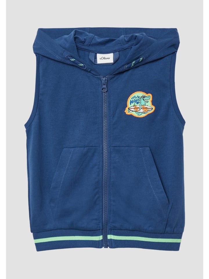 

s.Oliver Жилет для помещений, цвет 5730_темно-синий
