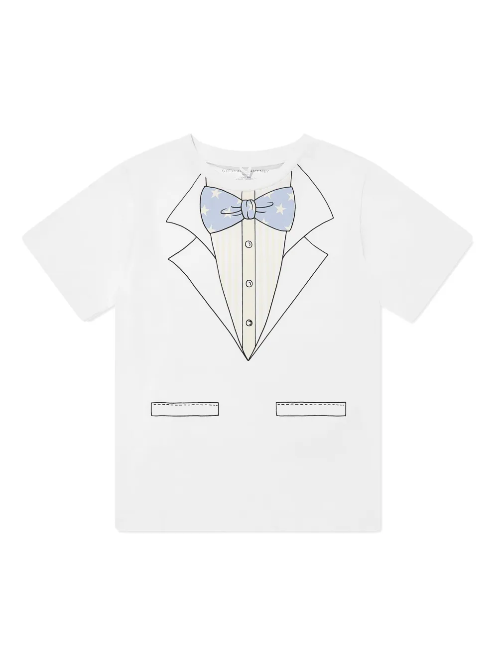 

Футболка с графичным принтом Stella McCartney Kids, белый