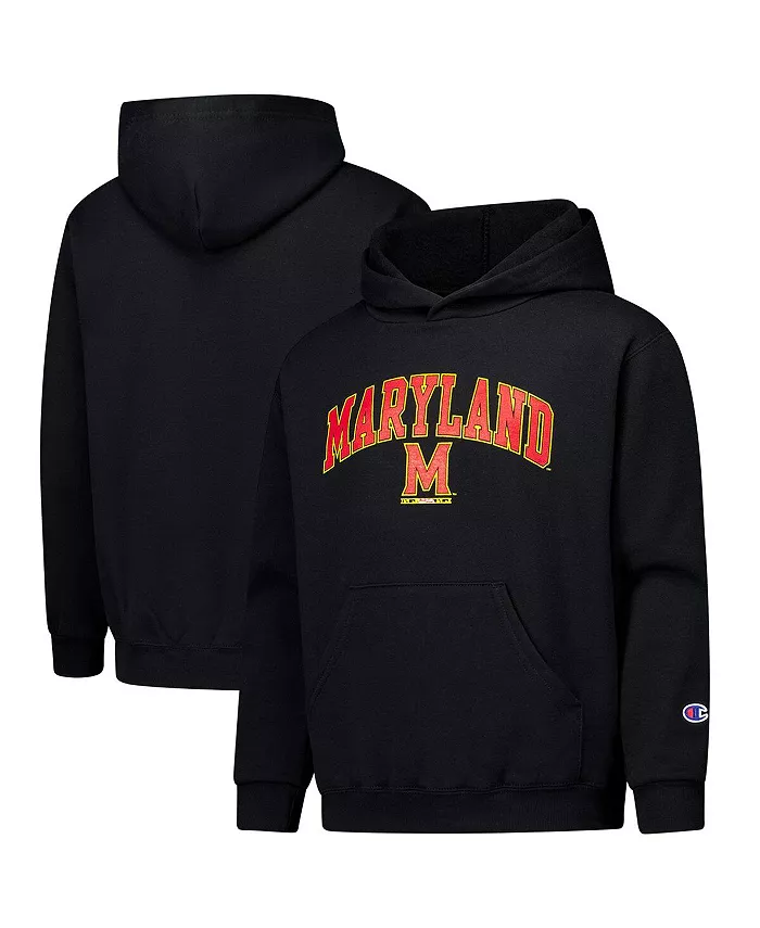 

Черный худи Maryland Terrapins Campus для подростков Champion