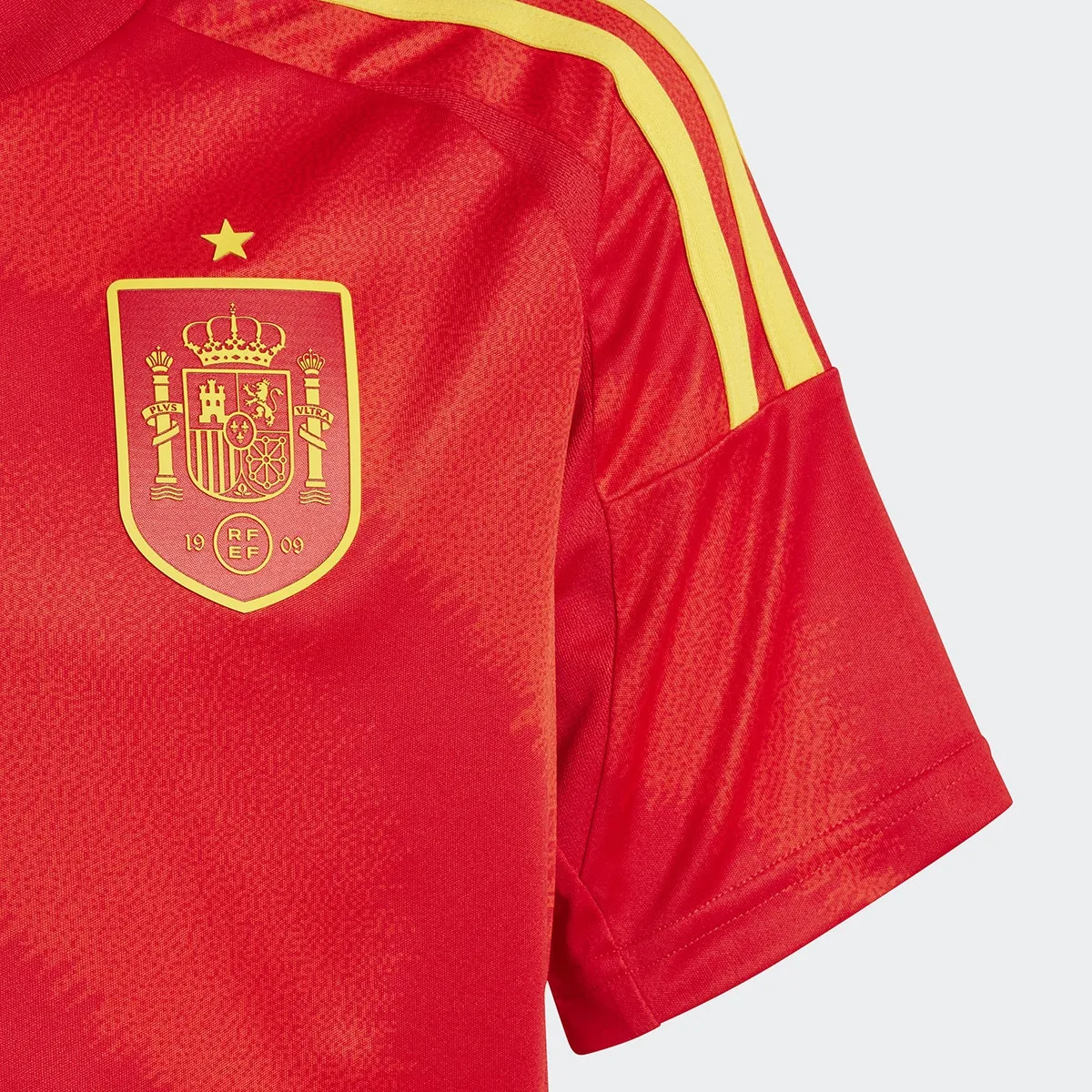 Детский 1-й комплект Испания 2024 Adidas футболка, красный — фото 3