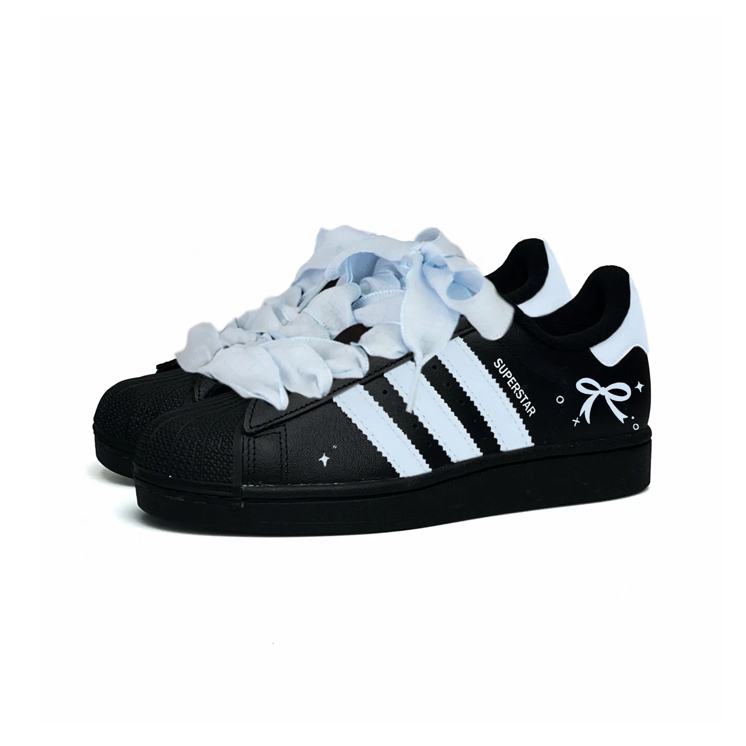 Кроссовки скейтбординговые Adidas Originals Superstar 2 бирюзовые — фото 4