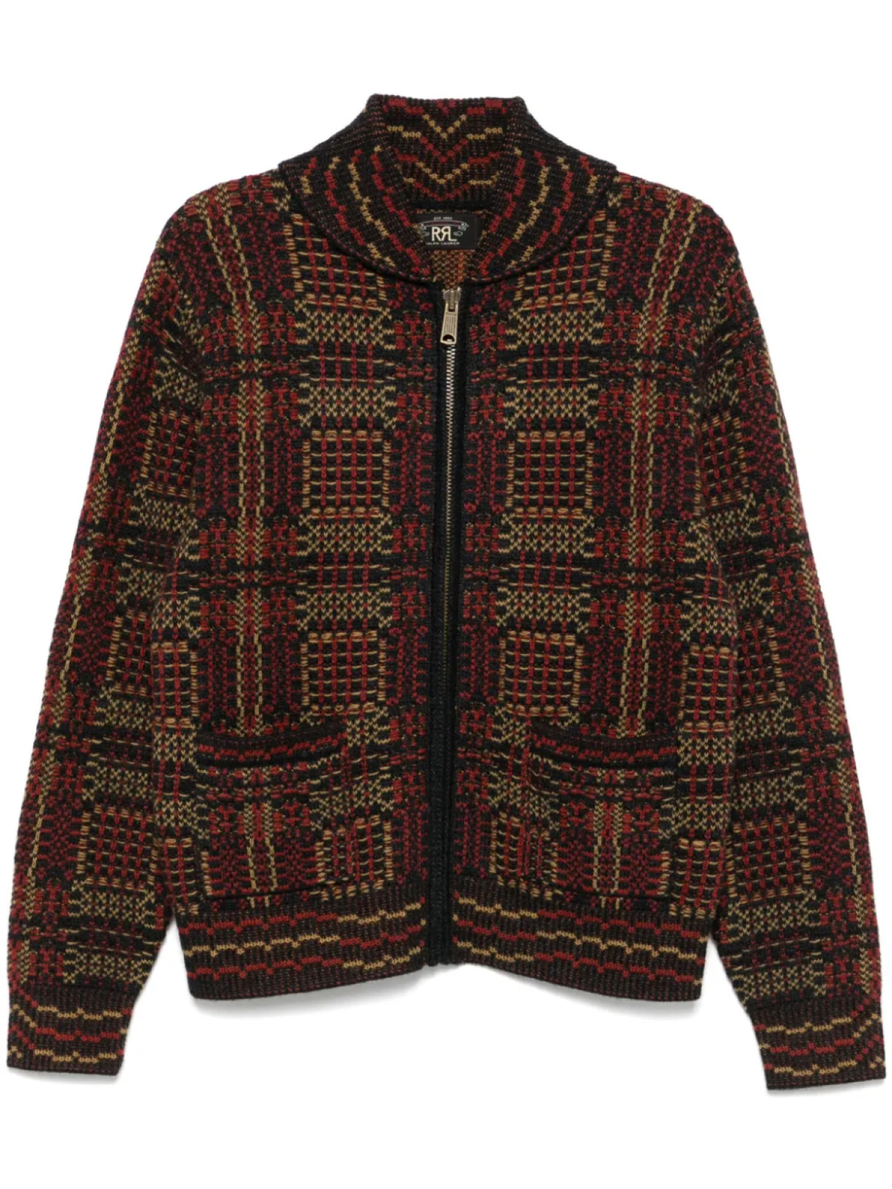 

Жаккардовый кардиган Ralph Lauren RRL, черный