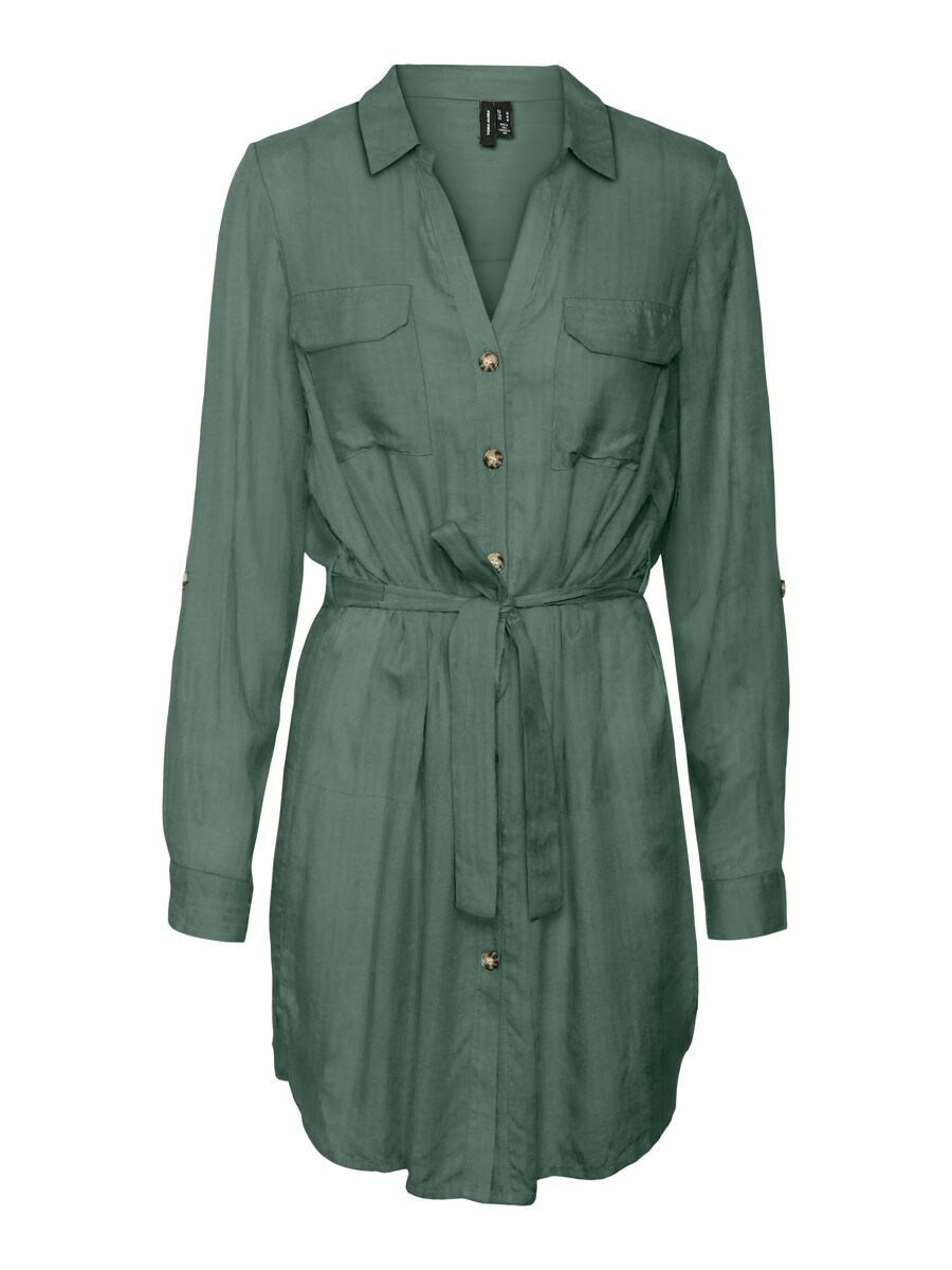 

Платье-рубашка Vero Moda Curve, цвет Jade