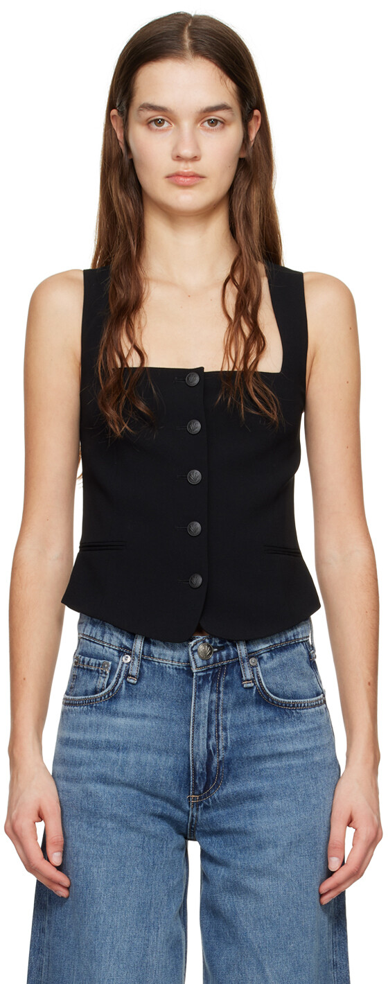 

Черный жилет Мариана Rag & Bone