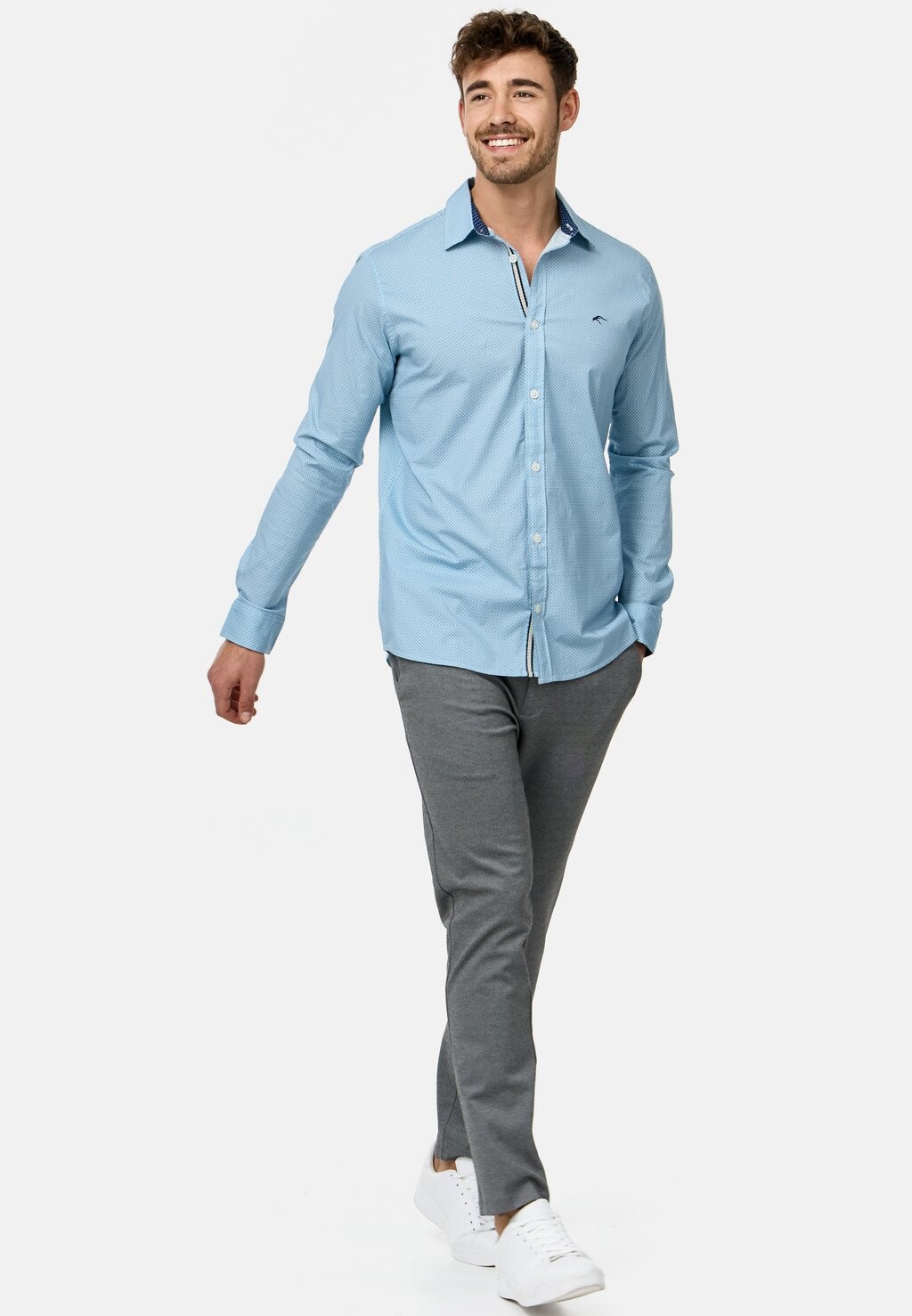 

Рубашка INSamwell INDICODE JEANS, синий