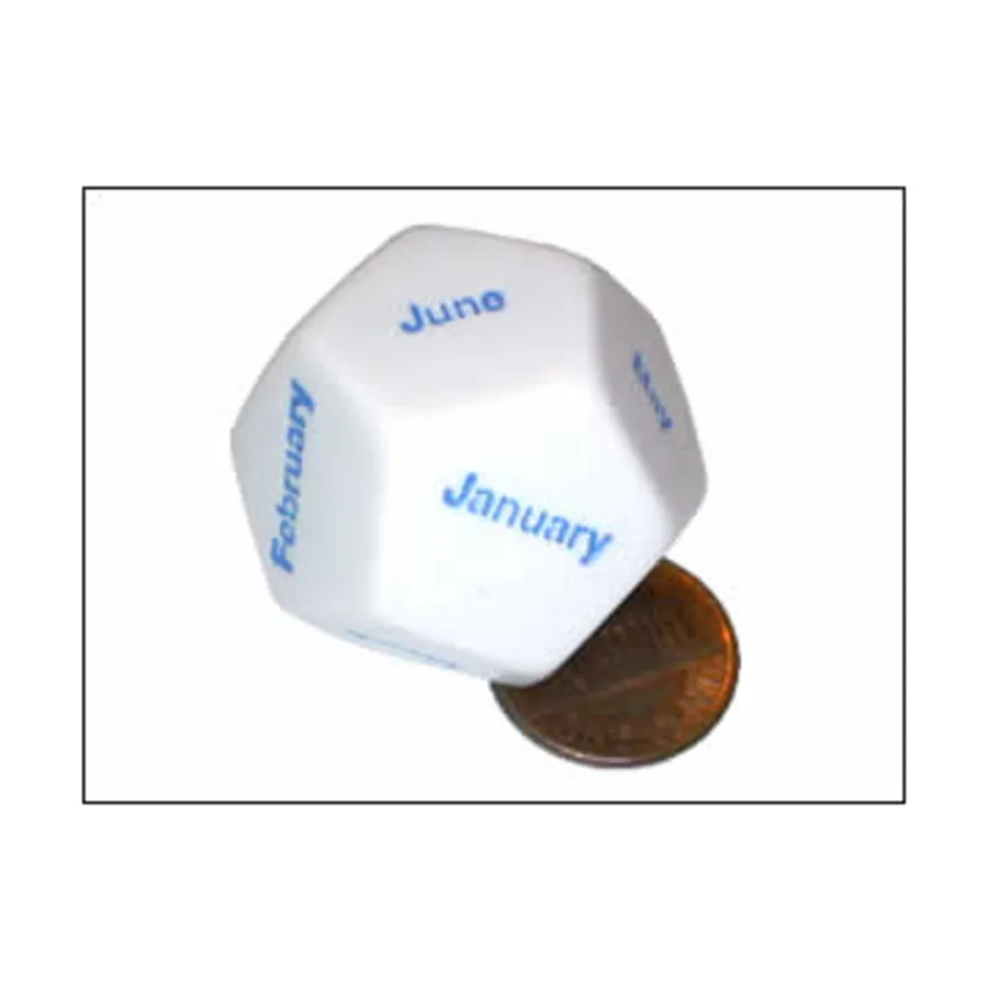 

d12 28мм Месяцы года (5), Dice - Symbols, Functional & Unique Dice