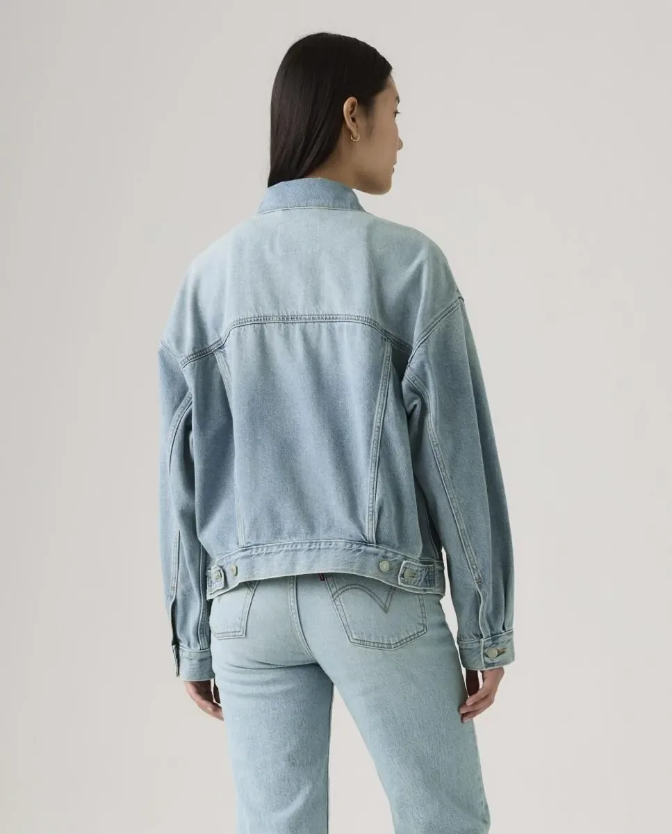 Женская джинсовая куртка Levi's, светло-голубой — фото 2