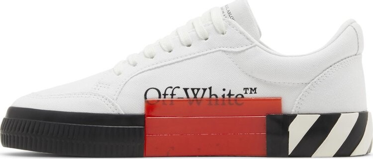 Кроссовки Off-White Wmns Vulc Sneaker 'White Black', белый — фото 3