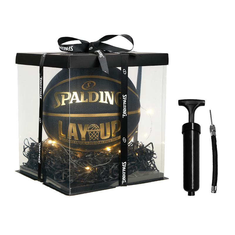 

SPALDING Резиновый баскетбольный мяч black gold размер 7 тренировочный unisex