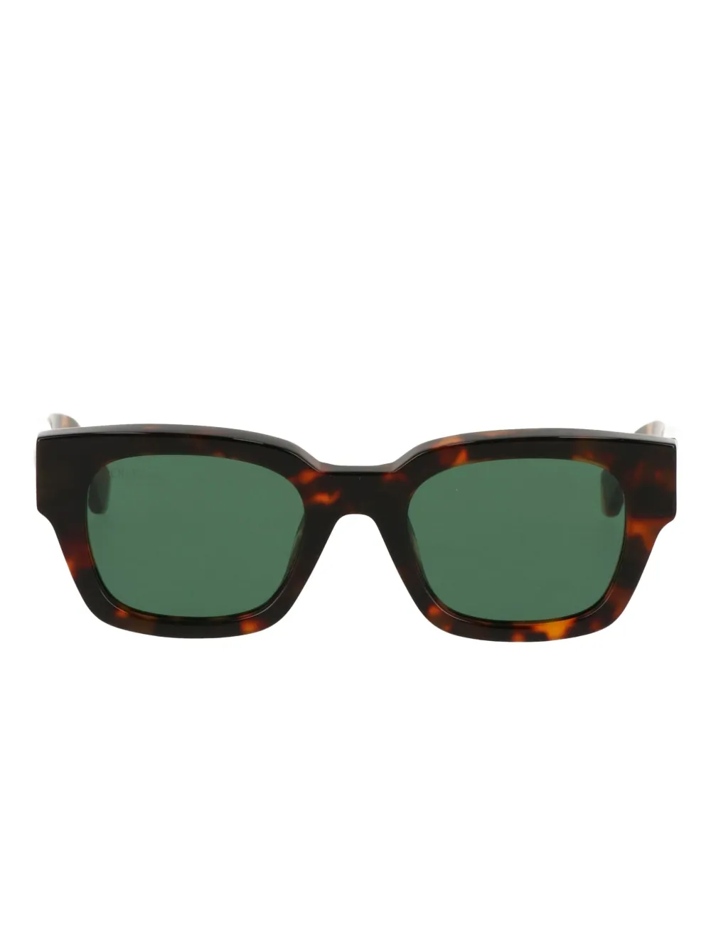 

Солнцезащитные очки в круглой оправе из черепахового панциря Off-White Eyewear, коричневый