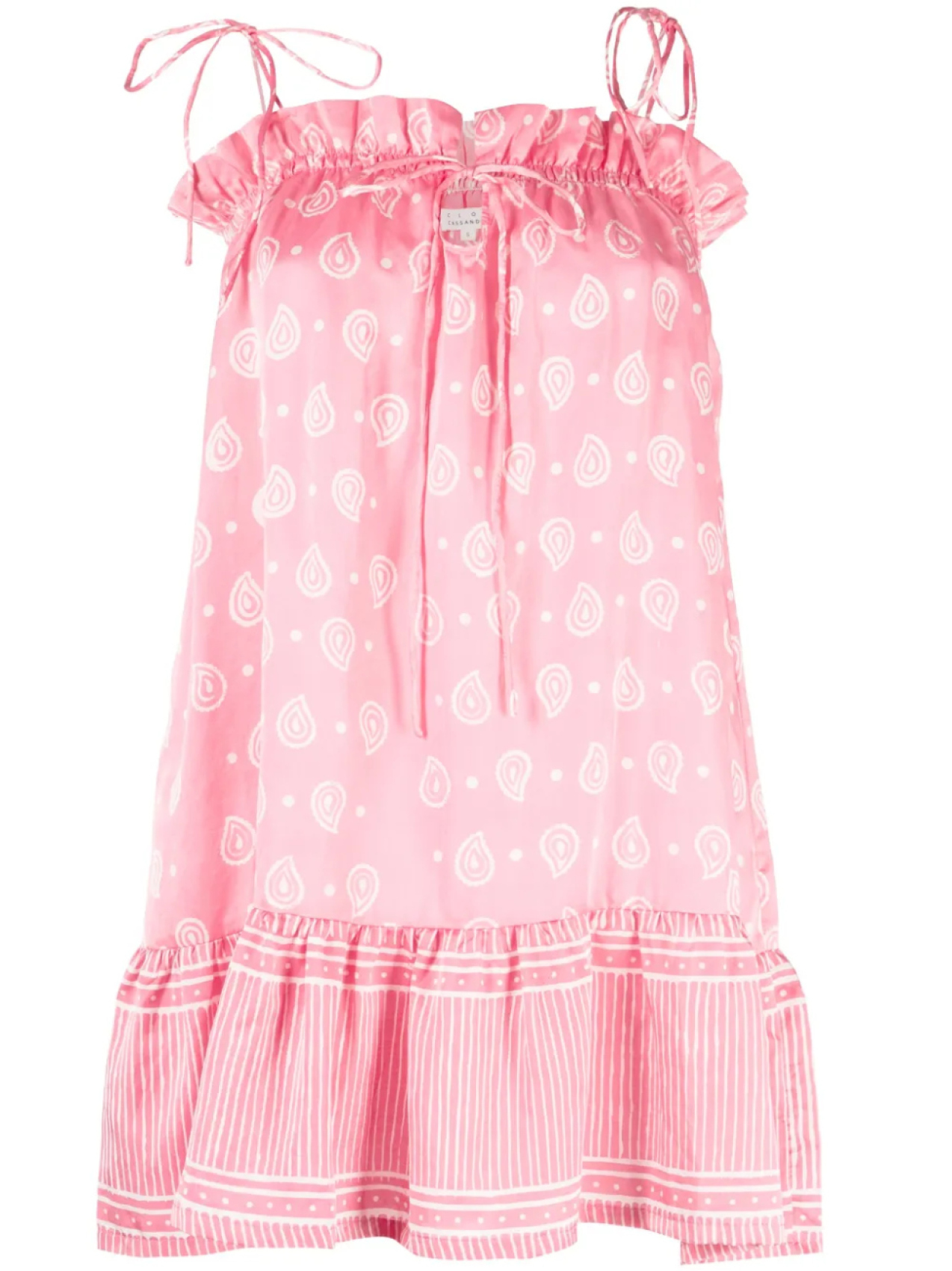 

Cloe Cassandro платье мини Daisy с графичным принтом, розовый
