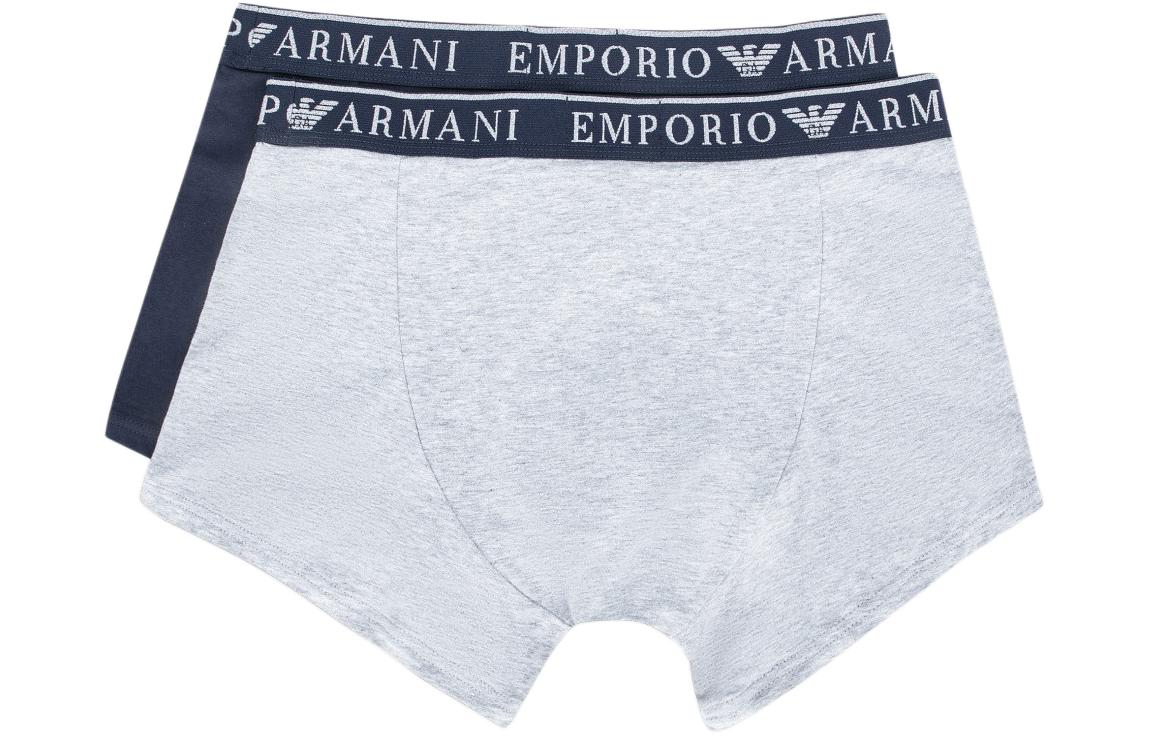 Боксеры мужские 2 шт EMPORIO ARMANI, синий — фото 3