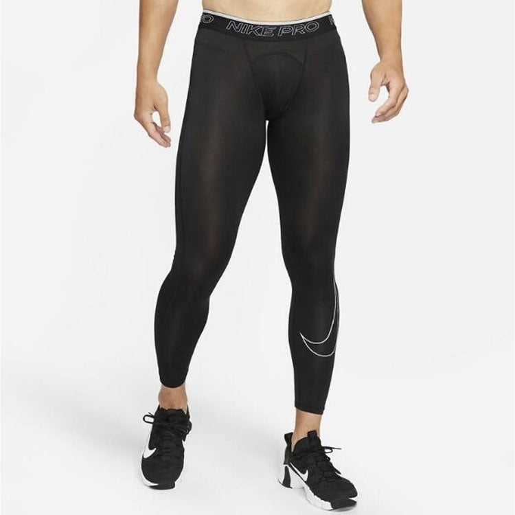 Брюки Men's Nike Casual Training Environmental Friendly Breathable Tight Gym Long Pants/Trousers Black — фото 3