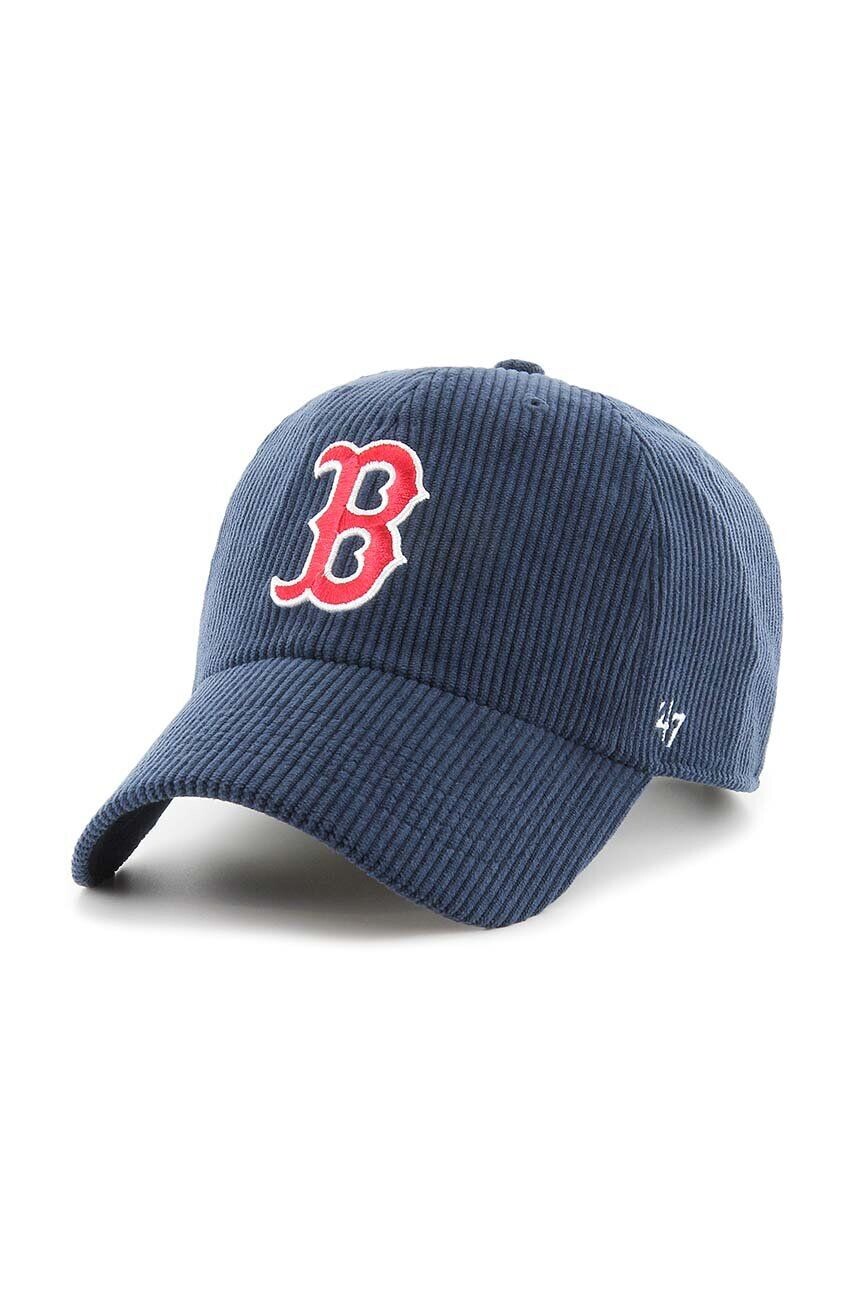 

Хлопковая бейсболка 47 марки MLB Boston Red Sox 47 Brand, темно-синий