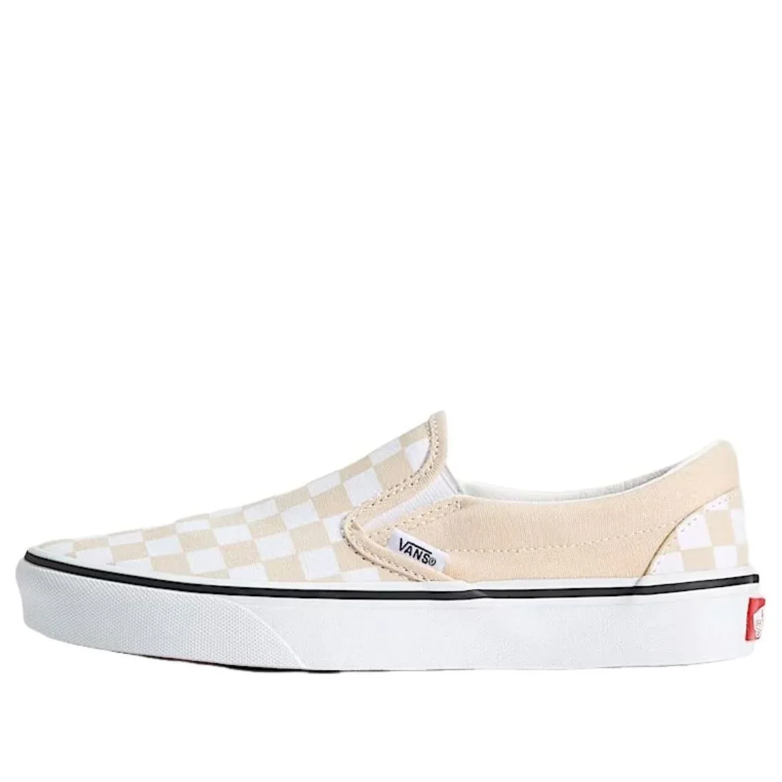 Слипоны Vans Classic Slip-On Checkerboard 'Creme Brule Beige'