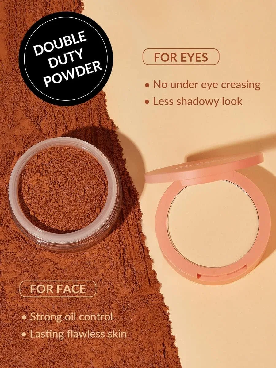 Пудра рассыпчатая Sheglam 2-Layer Loose Powder, водостойкая, матирующая, цвет Cocoa Loco — фото 2