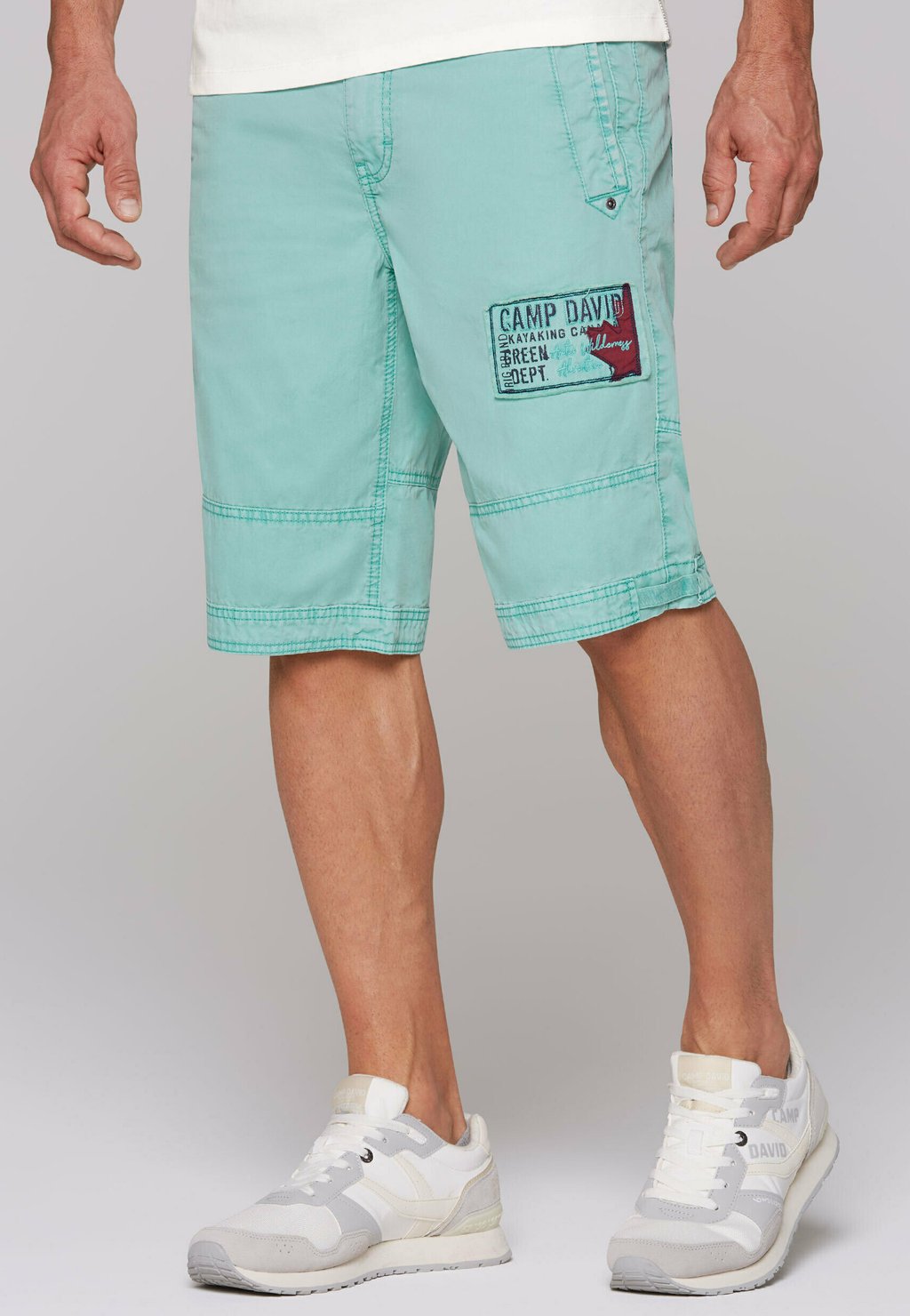 

Шорты SKATER MIT USED-WASCHUNG Camp David, зеленый