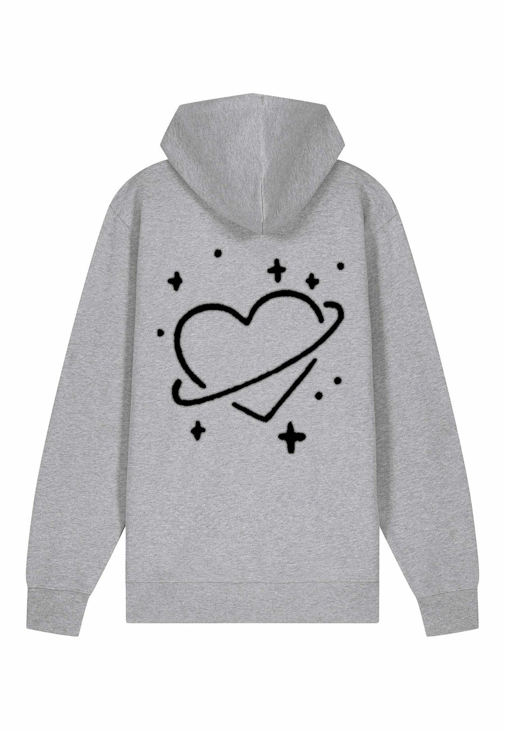 

Толстовка на молнии SATURN BACK EMBROIDERY Mira Paris, серый