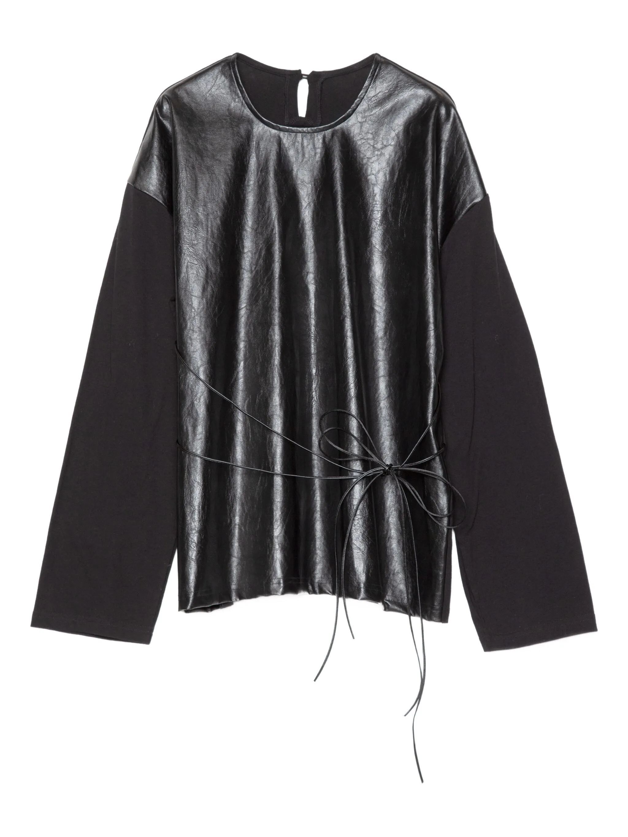 

Топ с завязками Muller Of Yoshiokubo, черный