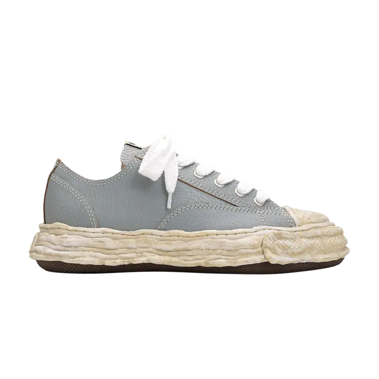 

Кроссовки Maison Mihara Yasuhiro Peterson Low 'Cracking Leather - Grey', серый