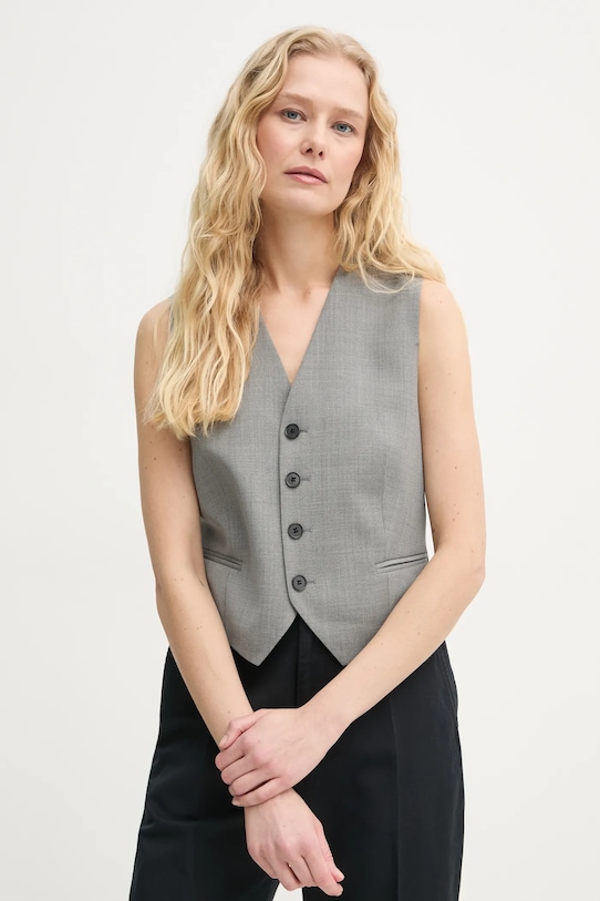 

Жилет с добавлением шерсти Filippa K, серый