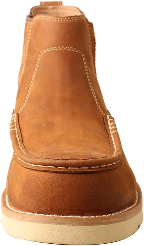 Мужские ботинки Twisted X на танкетке 10 см (10 см) в стиле «челси», Oiled Saddle — фото 3