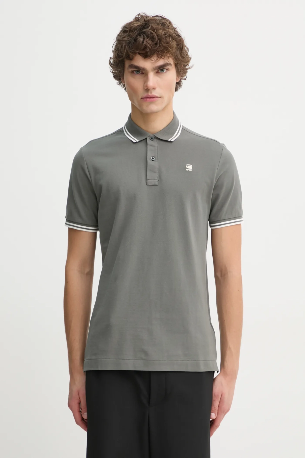 

Поло G-Star Raw, серый