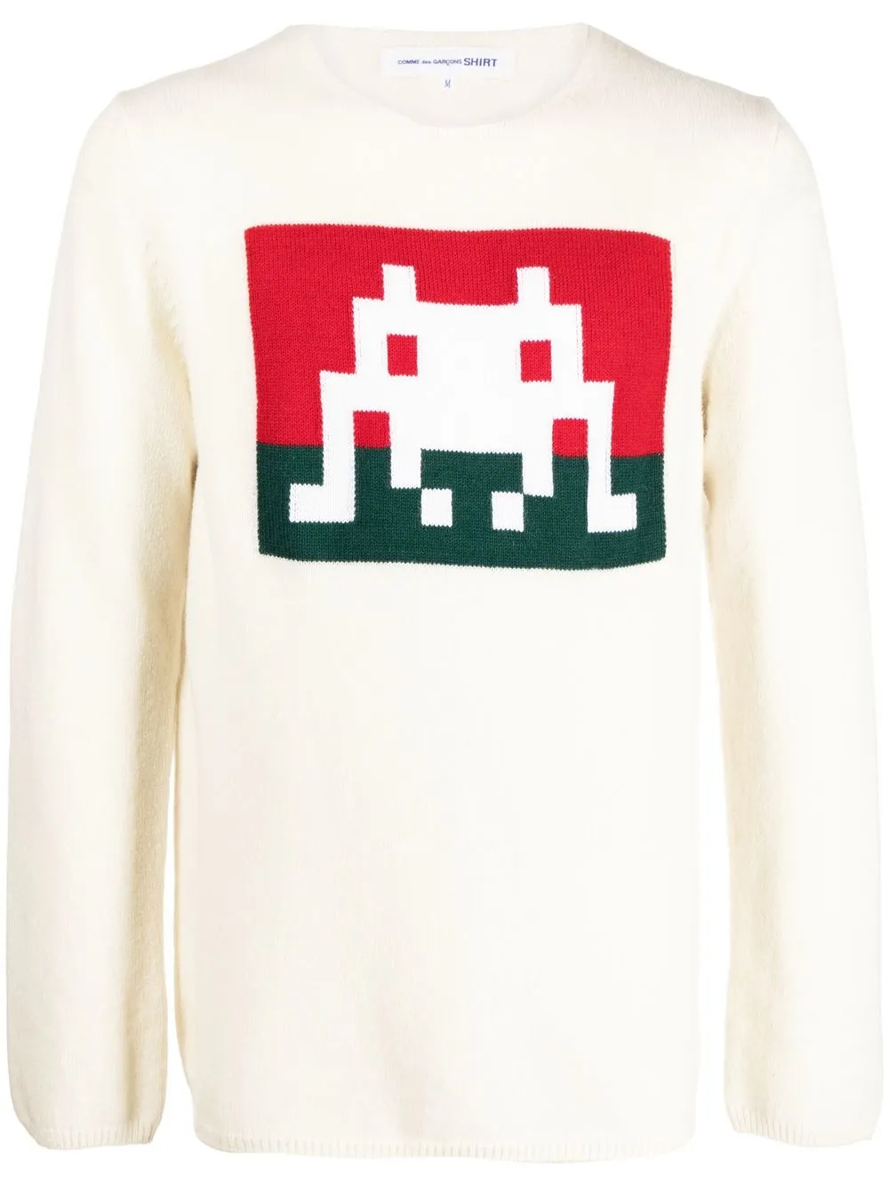 

Толстовка с графичным принтом Comme Des Garçons Shirt, белый