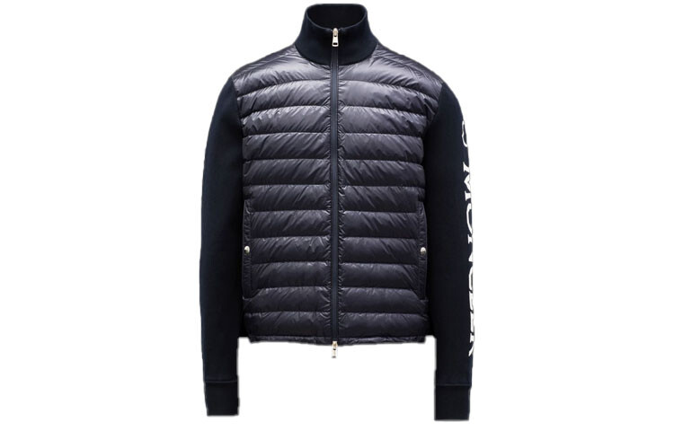 

Пуховик мужской темно-синий Moncler