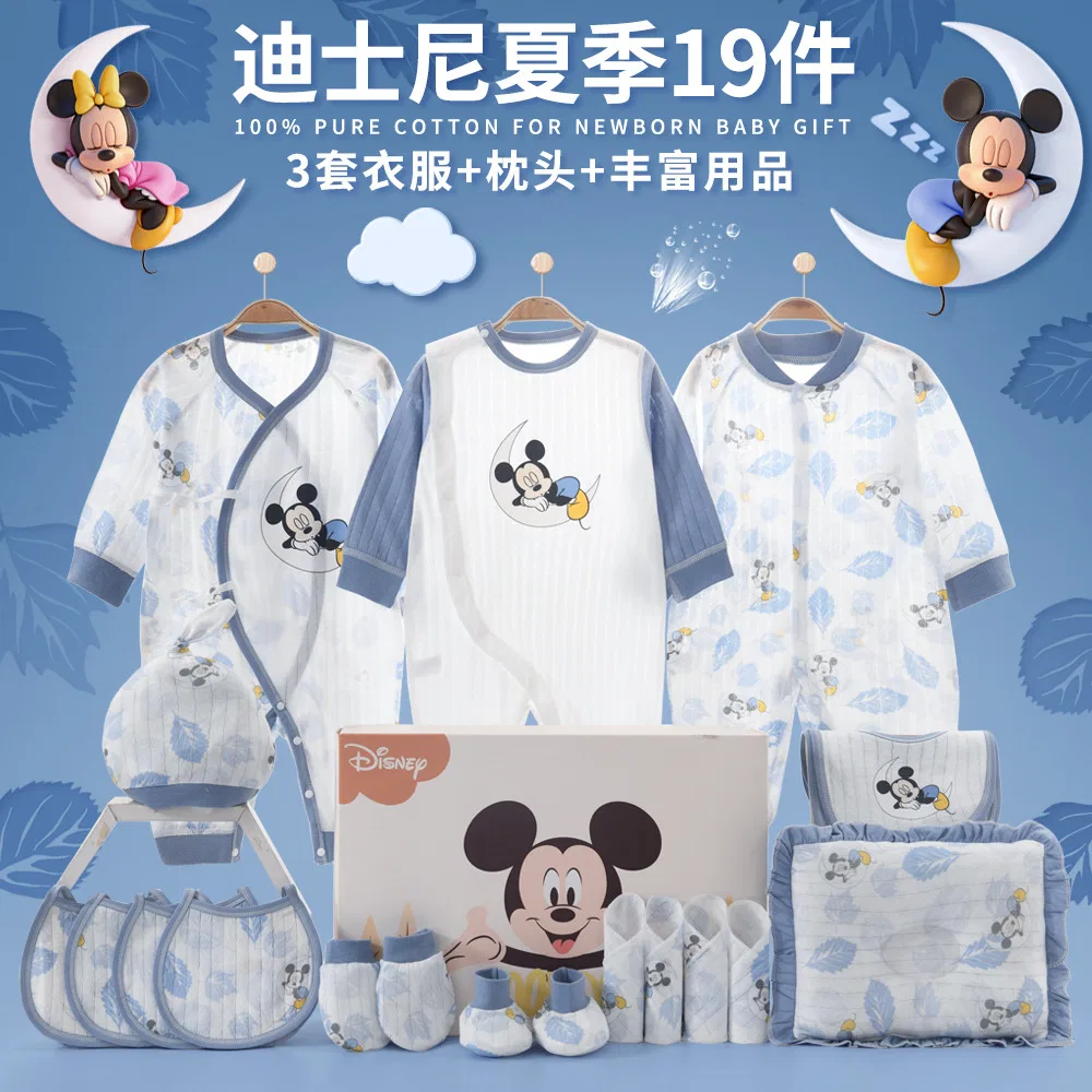 Набор подарков для малышей Disney Mickey Mouse 23 предмета синий — фото 4