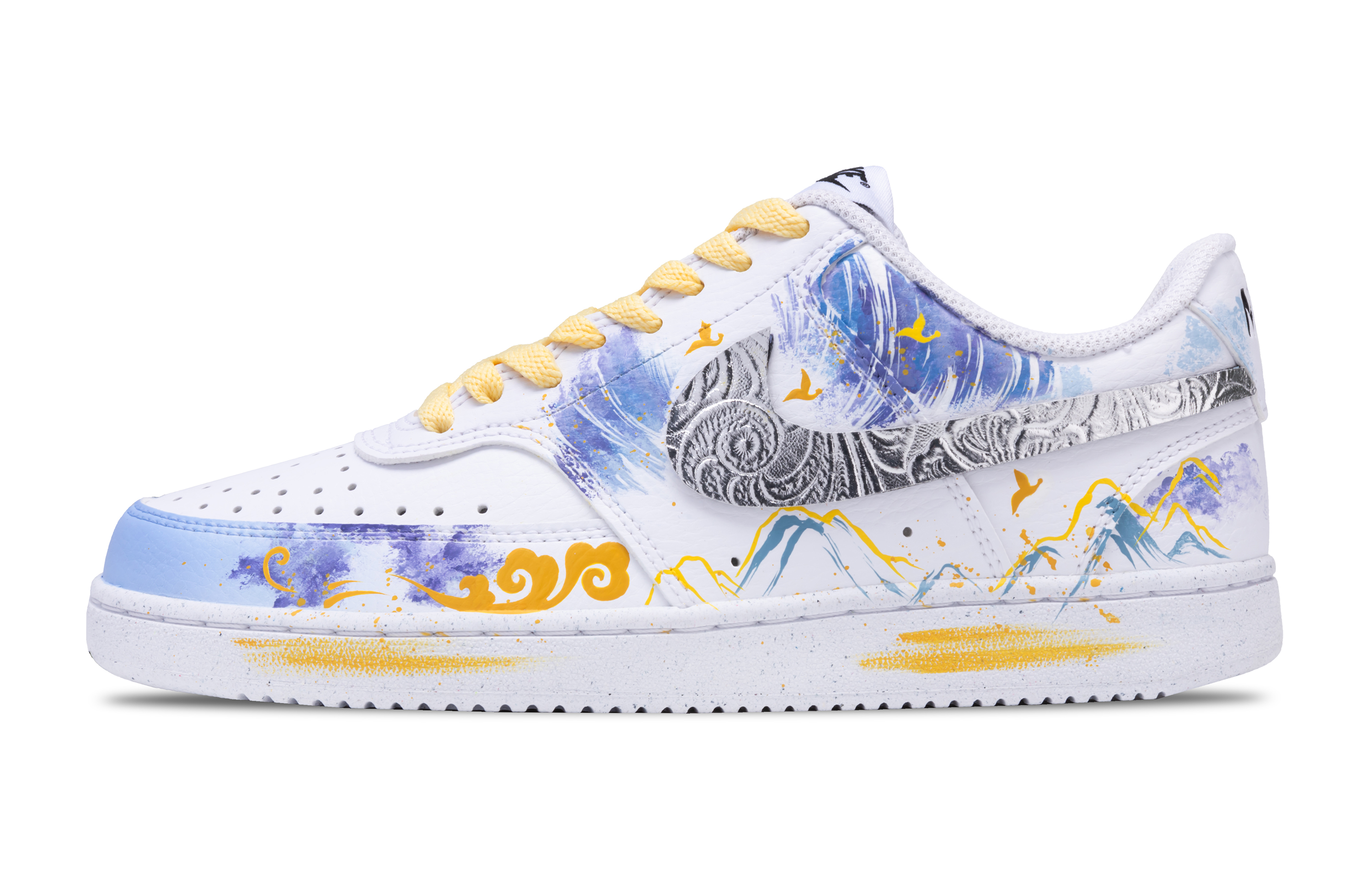 

Nike Кроссовки для скейтбординга Court Vision 1, мужские, низкие, белые