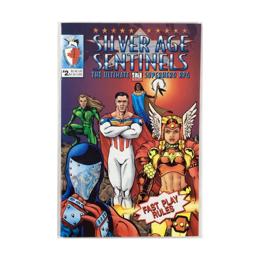 

Fast Play Rules d20, Silver Age Sentinels, мягкая обложка