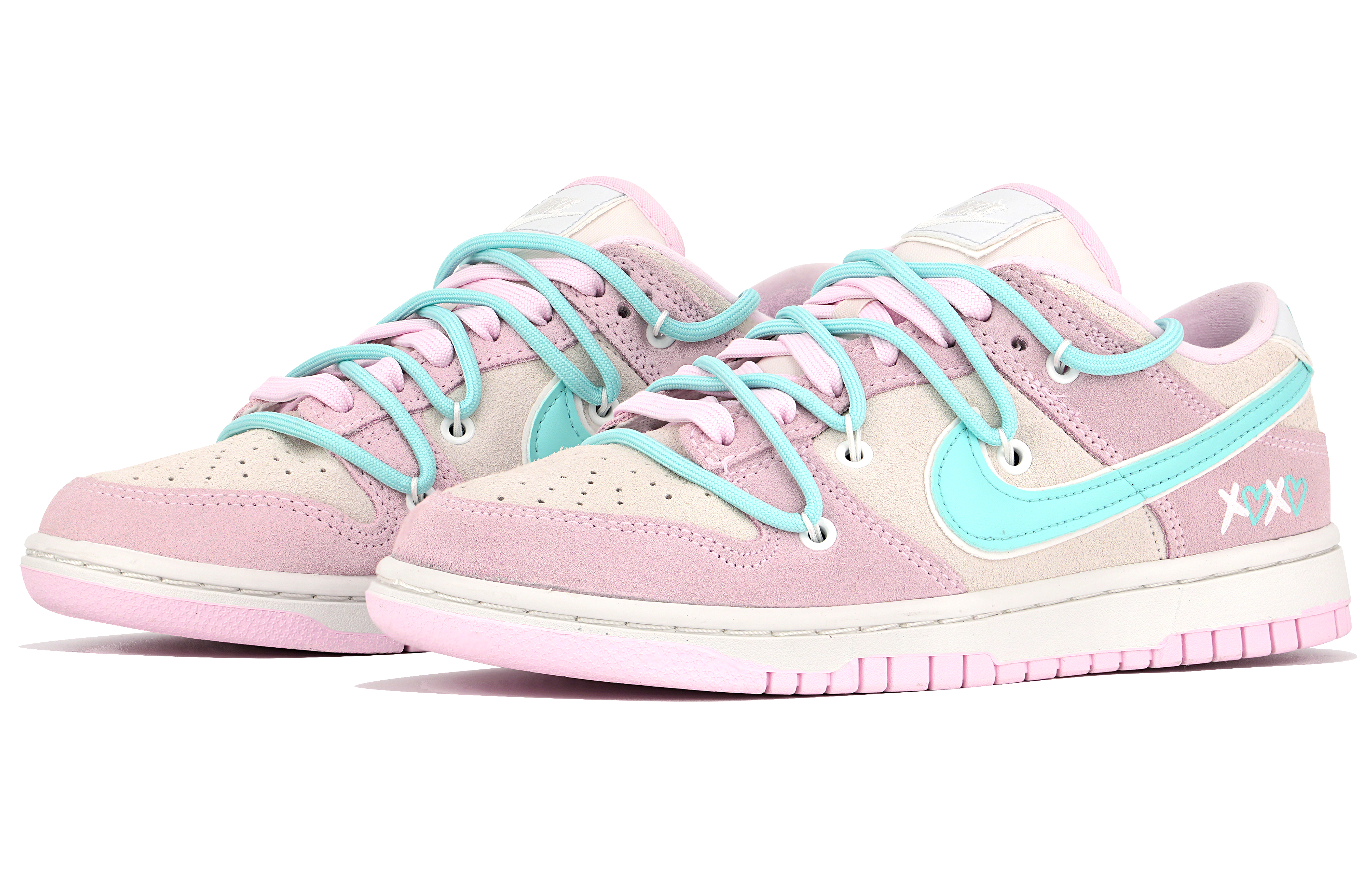 

Кроссовки Nike Dunk Skateboard Shoes Women's Low-Top Pink