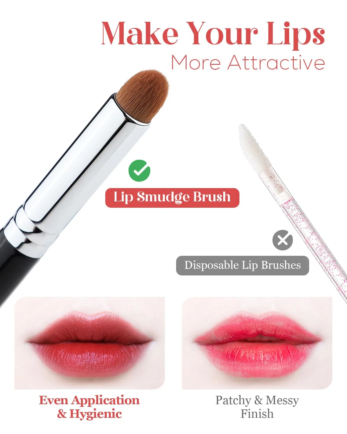 Кисть для губ «Lip Brush» от EIGSHOW Eigshow, L307 — фото 3