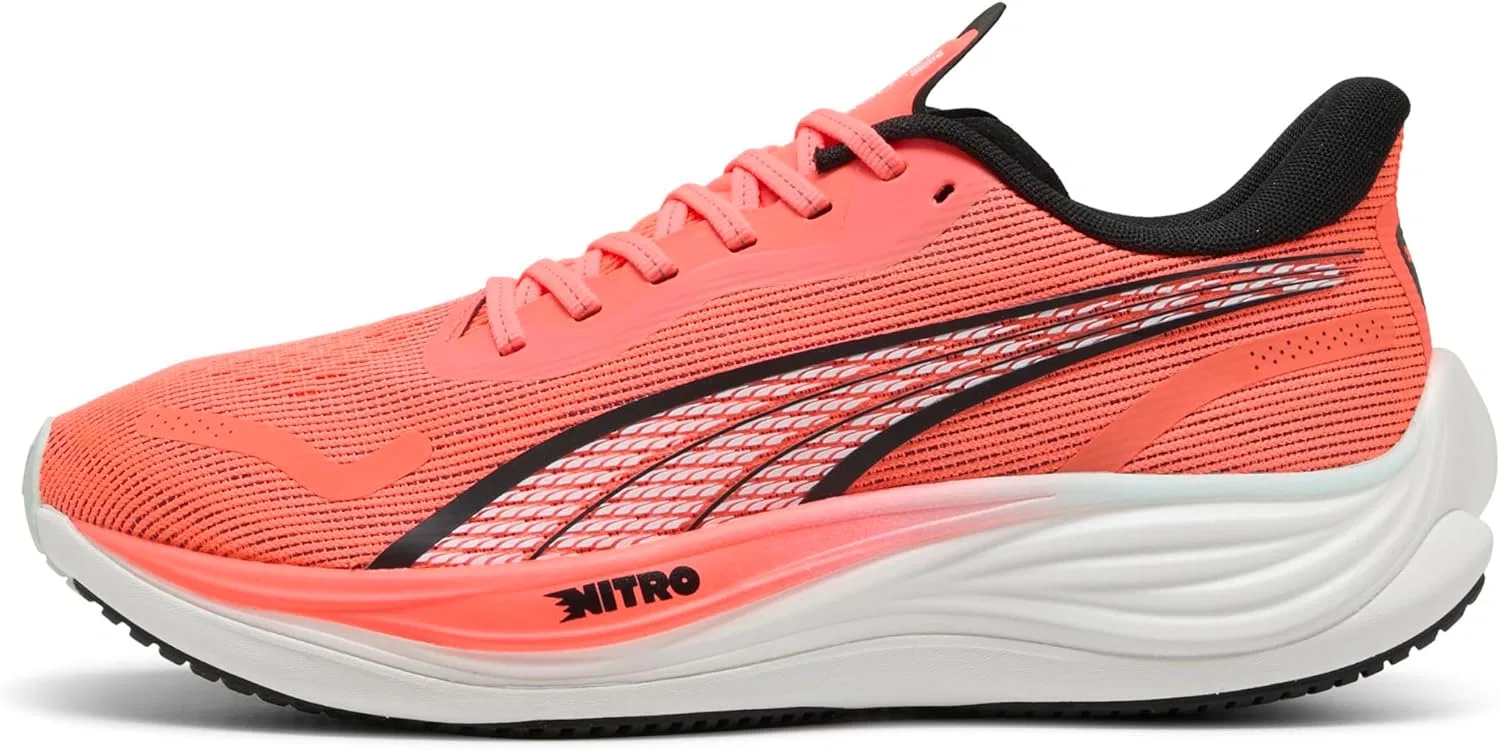 Женские кроссовки Puma Velocity Nitro 3, Glowing Red Puma Black Puma White — фото 3
