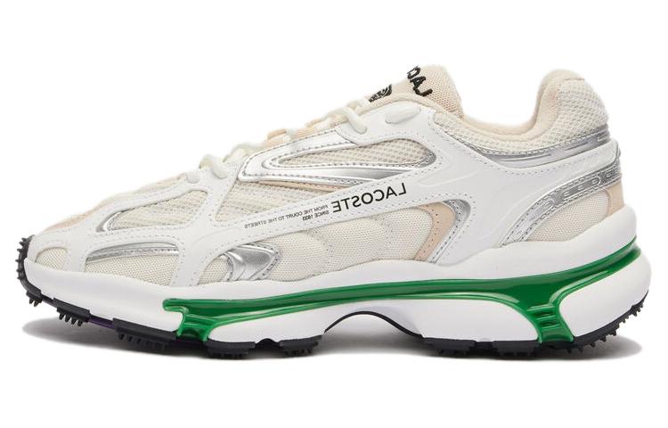 

LACOSTE L003 2K24 сетчатые кроссовки бело-зеленые, цвет White Green