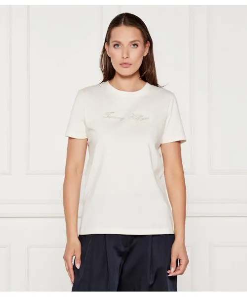 

Футболка Regular fit Tommy Hilfiger, бежевый