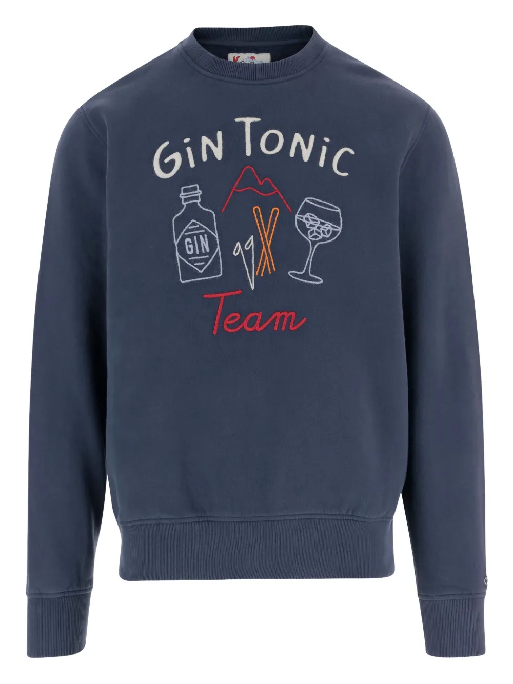 

Толстовка с вышивкой Mc2 Saint Barth, синий