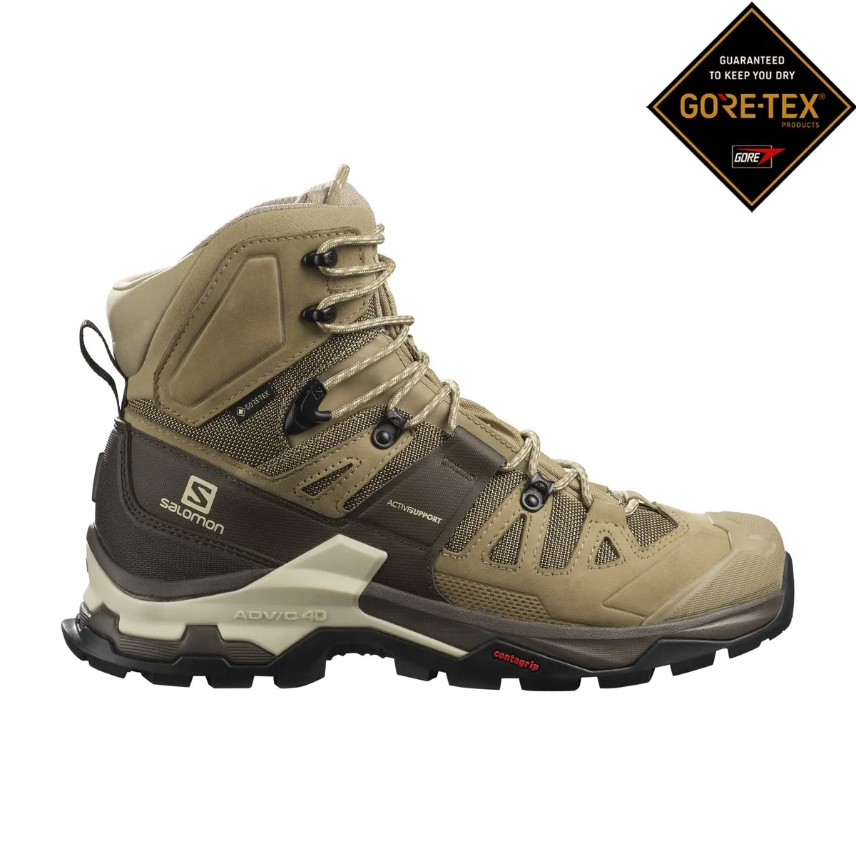 

Мужские горные ботинки Quest 4 GTX Salomon, светло-коричневый