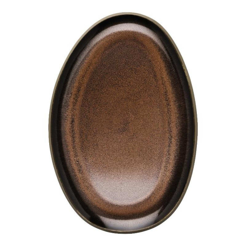 

Junto Bronze - тарелка керамогранитная 28 см Rosenthal, бронза