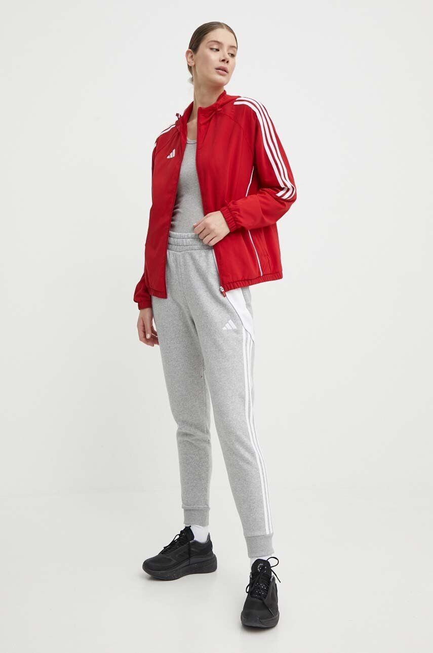 Спортивные штаны Тир adidas Performance, серый — фото 4
