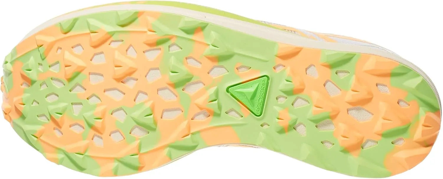 Кроссовки для трейл-раннинга ASICS Unisex METAFUJI, кремовый/оранжевыйовый — фото 4