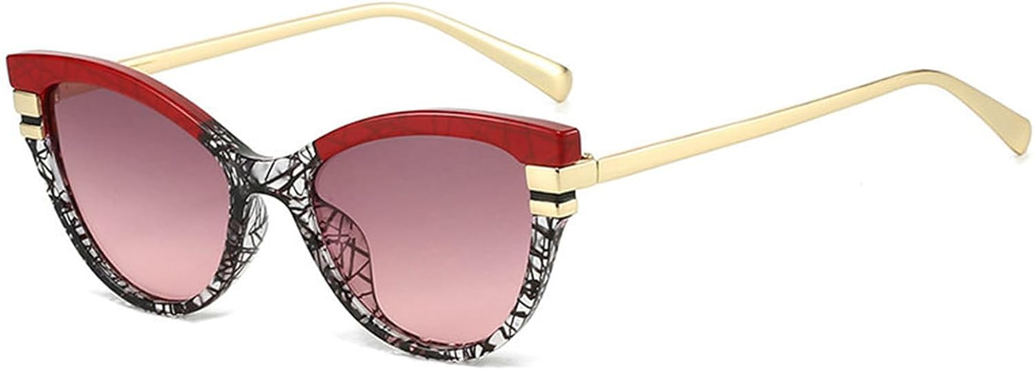 

Ретро-солнцезащитные очки «кошачий глаз» с леопардовым принтом для женщин, модные винтажные очки с защитой от УФ-излучения UV400, маленькие, в винтажном стиле helena, C14