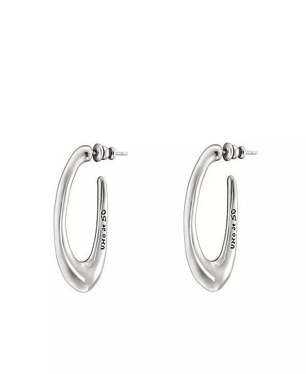 

Серьги овальной формы из стерлингового серебра с металлическим покрытием Unode50, silver