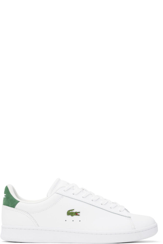 

Белые кожаные кроссовки Carnaby Set Lacoste