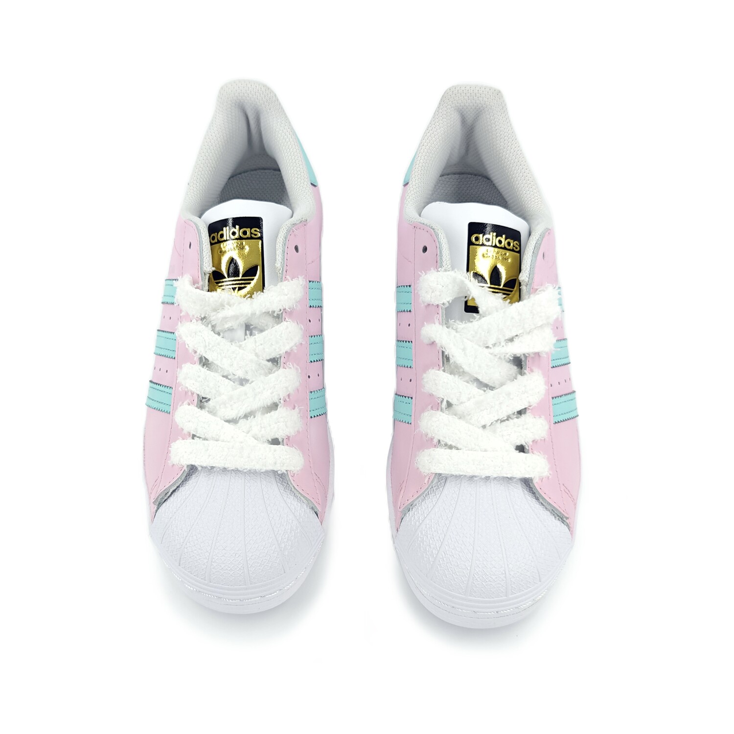 

Кроссовки adidas originals Superstar Skateboarding Shoes Unisex Low-top Powder Blue, розовый