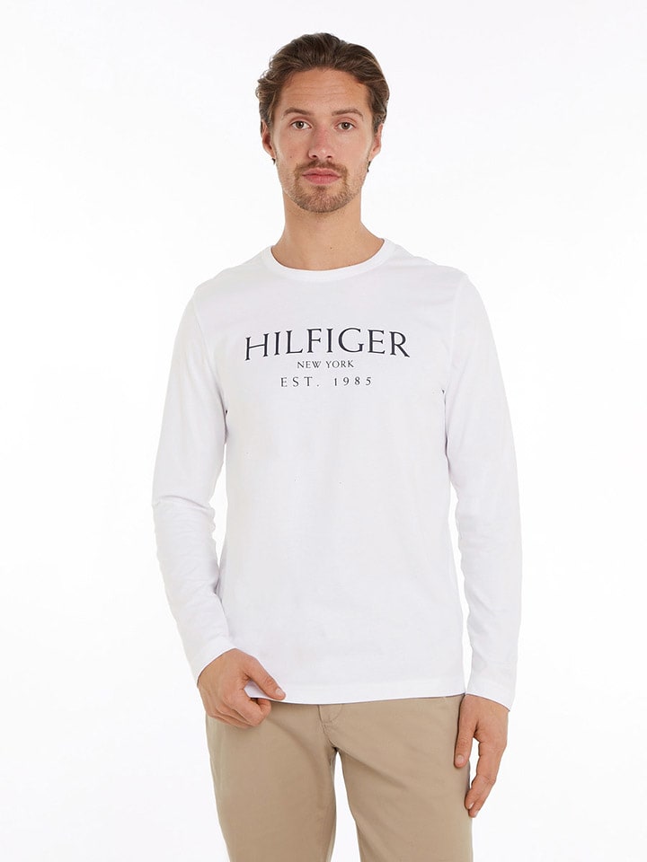 

Лонгслив Tommy Hilfiger, белый